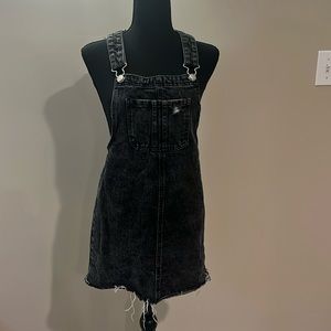 Wild fable black jean overall skirt